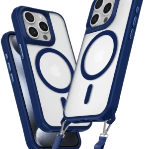 Newface İphone 14 Pro Max Kılıf Enka Magsafe Silikon Kılıf - Lacivert