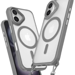 Newface İphone 16 Kılıf Enka Magsafe Silikon Kılıf - Titan Gri