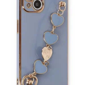 Newface İphone 14 Kılıf Esila Silikon - Gri