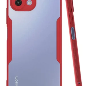 Newface Xiaomi Mi 11 Lite Kılıf Platin Silikon - Kırmızı