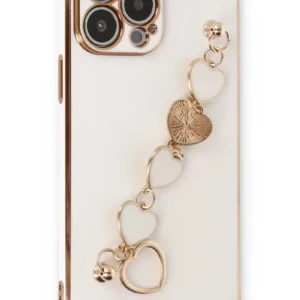 Newface İphone 14 Pro Kılıf Esila Silikon - Beyaz