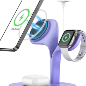 Newface Ym-ud22 Kablosuz Şarj Masaüstü Set - Lila