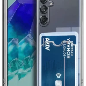 Newface Samsung Galaxy A56 Kılıf Kart Şeffaf Silikon - Şeffaf