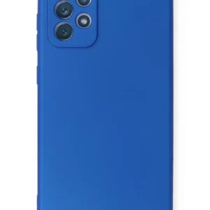 Newface Samsung Galaxy A72 Kılıf First Silikon - Mavi