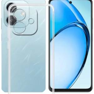 Newface Oppo A3 Kılıf Lüx Şeffaf Silikon