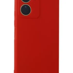 Newface Vivo Y16 Kılıf First Silikon - Kırmızı