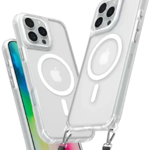 Newface İphone 16 Pro Kılıf Enka Magsafe Silikon Kılıf - Şeffaf