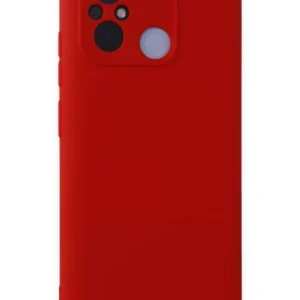 Newface Xiaomi Redmi 12c Kılıf Nano İçi Kadife Silikon - Kırmızı