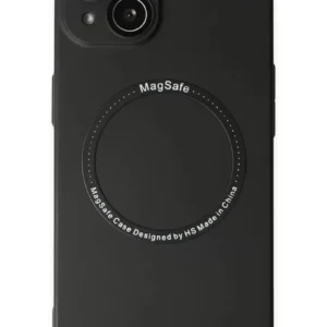 Newface İphone 14 Plus Kılıf Jack Magneticsafe Lens Silikon - Siyah