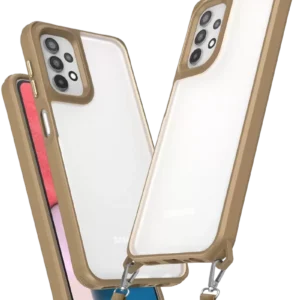 Newface Samsung Galaxy A52 Kılıf Penta Silikon Kılıf - Çöl Titanyum