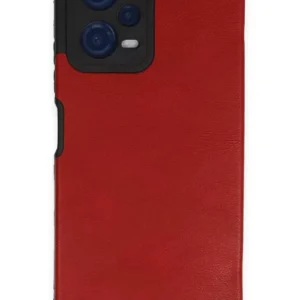 Newface Xiaomi Redmi Note 12 5g Kılıf Loop Deri Silikon - Kırmızı