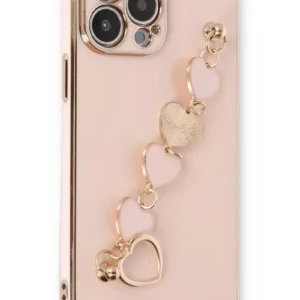 Newface İphone 14 Pro Kılıf Esila Silikon - Pudra