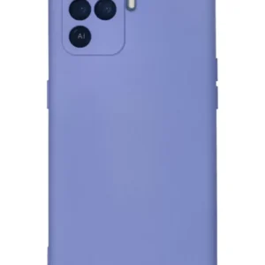 Newface Oppo Reno 5 Lite Kılıf Nano İçi Kadife Silikon - Lila