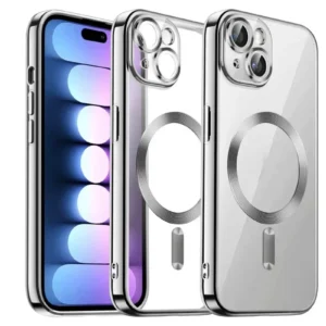 Newface İphone 15 Kılıf Kross Magneticsafe Kapak - Titan Gri