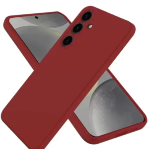 Newface Samsung Galaxy A56 Kılıf First Silikon - Kırmızı