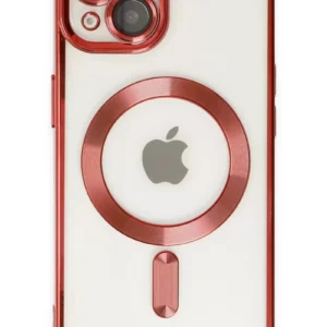 Newface İphone 14 Plus Kılıf Kross Magneticsafe Kapak - Kırmızı