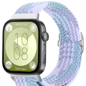 Newface Huawei Fit 4 Star Kordon - Lila-beyaz