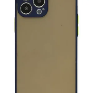 Newface İphone 14 Pro Max Kılıf Montreal Silikon Kapak - Lacivert