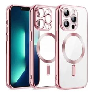 Newface İphone 15 Kılıf Kross Magneticsafe Kapak - Pembe