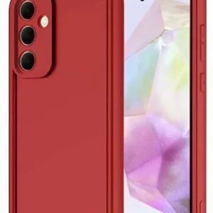 Newface Samsung Galaxy A56 Kılıf Viera Silikon - Kırmızı