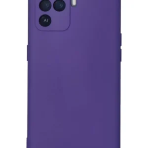 Newface Oppo Reno 5 Lite Kılıf Nano İçi Kadife Silikon - Mor