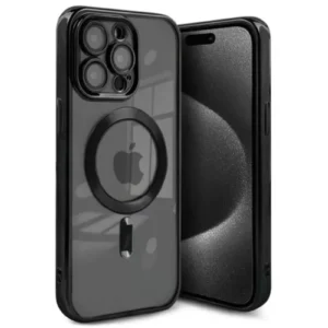 Newface İphone 15 Pro Kılıf Kross Magneticsafe Kapak - Siyah