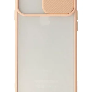 Newface İphone 6 Plus Kılıf Palm Buzlu Kamera Sürgülü Silikon - Pembe