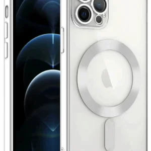 Newface İphone 14 Pro Max Kılıf Kross Magneticsafe Kapak - Gümüş