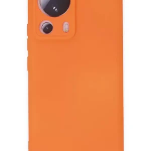 Newface Xiaomi Mi 13 Lite Kılıf Nano İçi Kadife Silikon - Turuncu