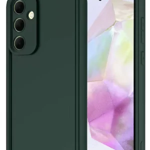 Newface Samsung Galaxy A56 Kılıf Viera Silikon - Koyu Yeşil