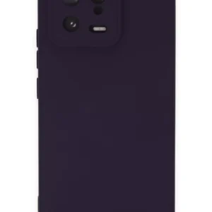 Newface Xiaomi Mi 13 Kılıf Nano İçi Kadife Silikon - Mor