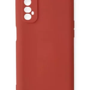 Newface Realme 7 Kılıf Nano İçi Kadife Silikon - Kiremit