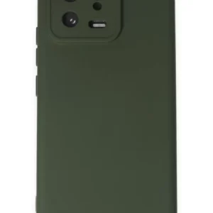 Newface Xiaomi Mi 13 Kılıf Nano İçi Kadife Silikon - Koyu Yeşil