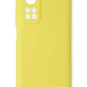 Newface Xiaomi Mi 10t Kılıf Nano İçi Kadife Silikon - Sarı