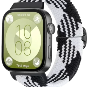 Newface Huawei Fit 4 Star Kordon - Siyah-beyaz