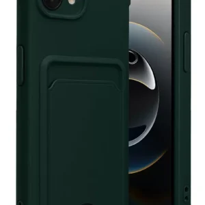 Newface Apple İphone 16e Kelvin Kartvizitli Silikon - Koyu Yeşil