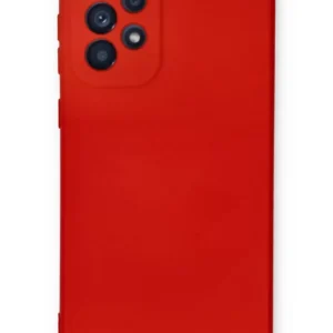 Newface Samsung Galaxy A53 5g Kılıf Nano İçi Kadife Silikon - Kırmızı