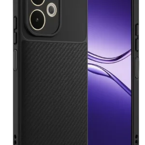 Newface Oppo A5 Pro 4g Kılıf Auto Focus Karbon Kapak - Siyah