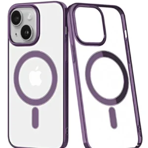 Newface İphone 14 Plus Kılıf Element Magneticsafe Sert Kapak - Mor