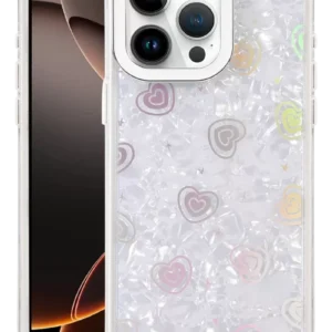 Newface Apple İphone 14 Pro Max Lumi Desenli Kapak - Beyaz