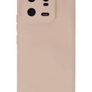 Newface Xiaomi Mi 13 Pro Kılıf Nano İçi Kadife Silikon - Pudra