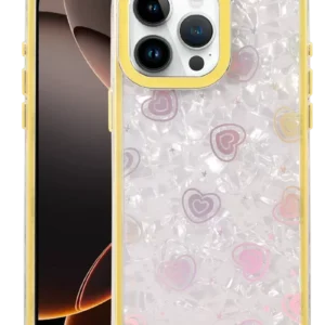 Newface Apple İphone 15 Pro Max Lumi Desenli Kapak - Sarı