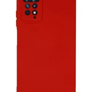Newface Xiaomi Redmi Note 11 Pro Kılıf Nano İçi Kadife Silikon - Kırmızı