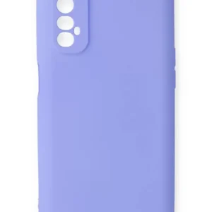 Newface Realme 7 Kılıf First Silikon - Lila