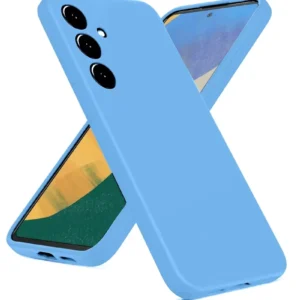 Newface Samsung Galaxy A36 Kılıf Nano İçi Kadife Silikon - Mavi