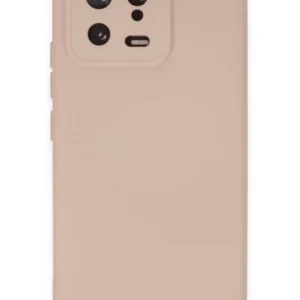 Newface Xiaomi Mi 13 Kılıf Nano İçi Kadife Silikon - Pudra