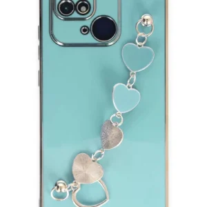 Newface Xiaomi Redmi 10c Kılıf Esila Silikon - Su Yeşili