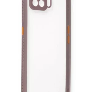 Newface Oppo A73 Kılıf Miami Şeffaf Silikon - Açık Mor