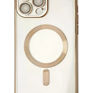 Newface İphone 14 Pro Kılıf Kross Magneticsafe Kapak - Gold