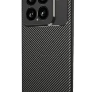 Newface Xiaomi Mi 15 Kılıf Auto Focus Karbon Kapak - Siyah